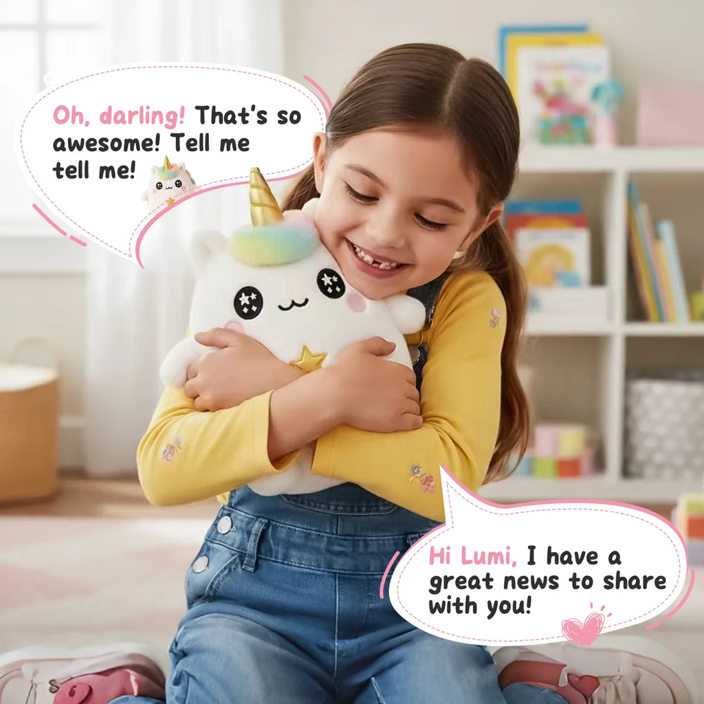 Lumi – The Magical AI Unicorn Plush Toy